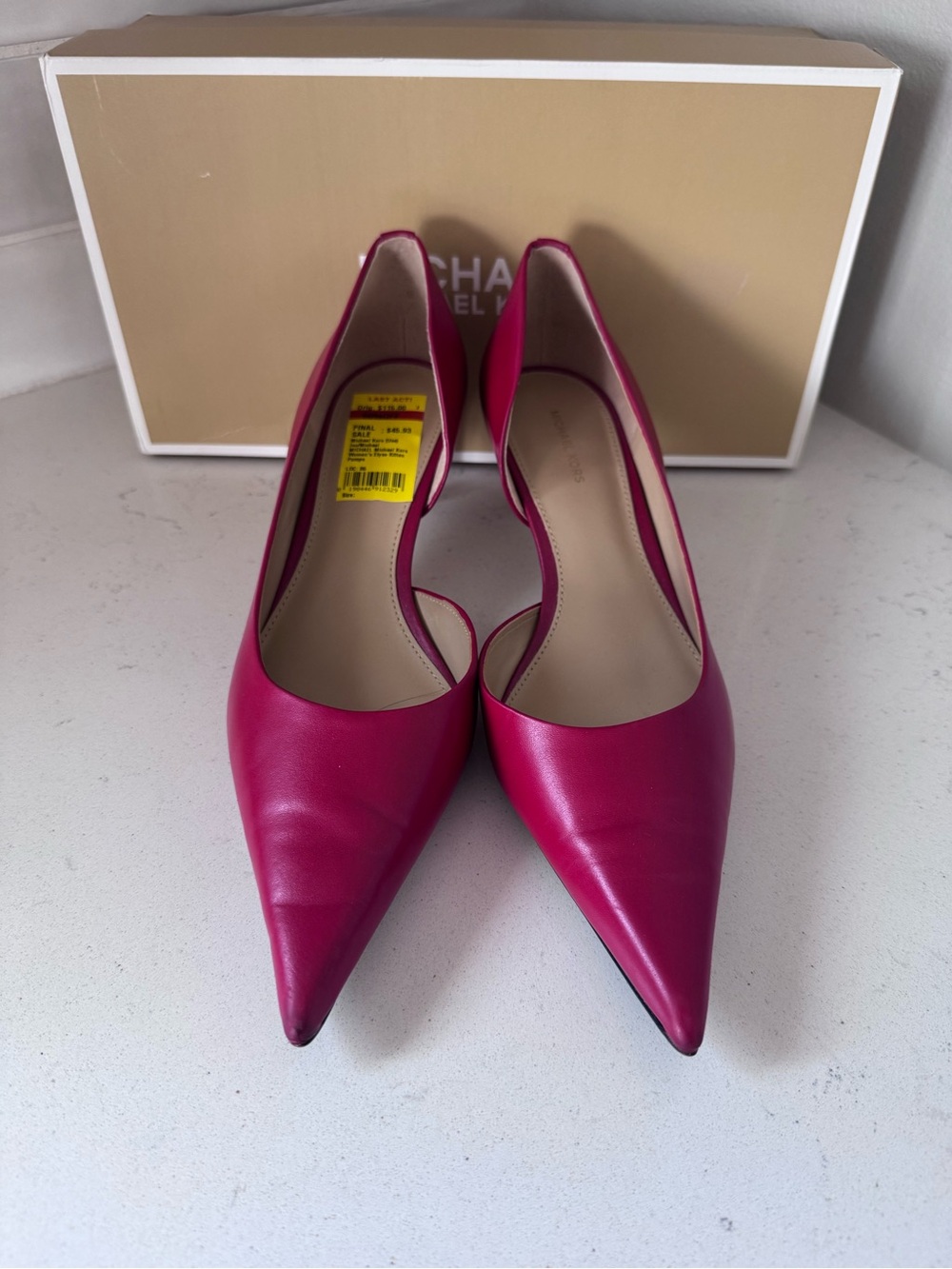 Michael Michael Kors Women's Elyse Pointed-Toe Pumps - Picture 2 of 7